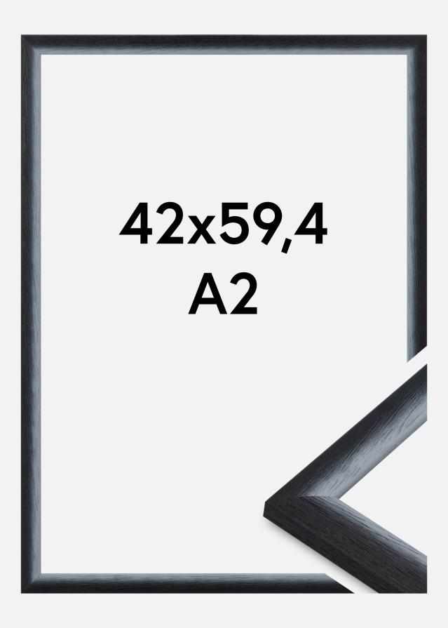 Rahmen Cornwall Acrylglas Schwarz 42x59.4 cm (A2)