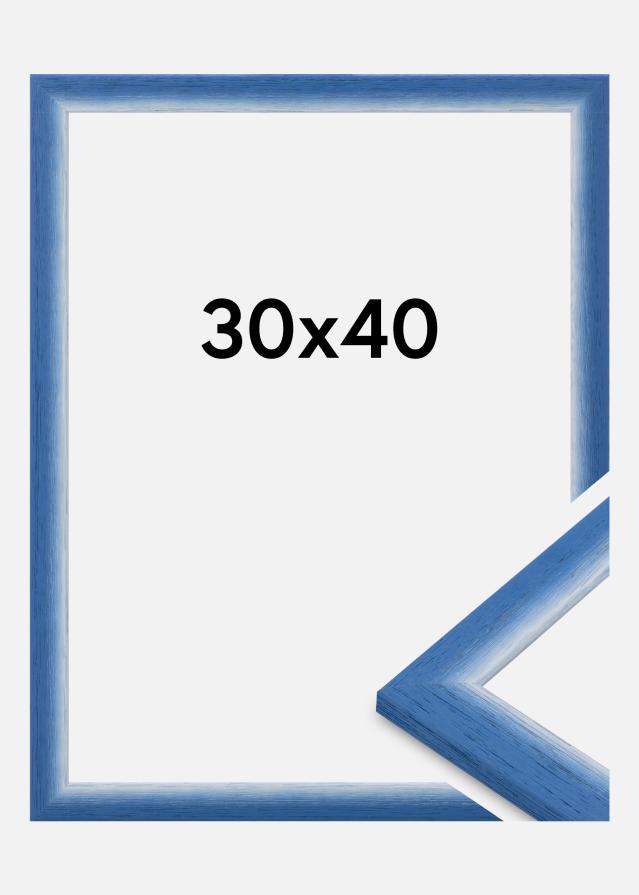 Rahmen Cornwall Acrylglas Blau 30x40 cm