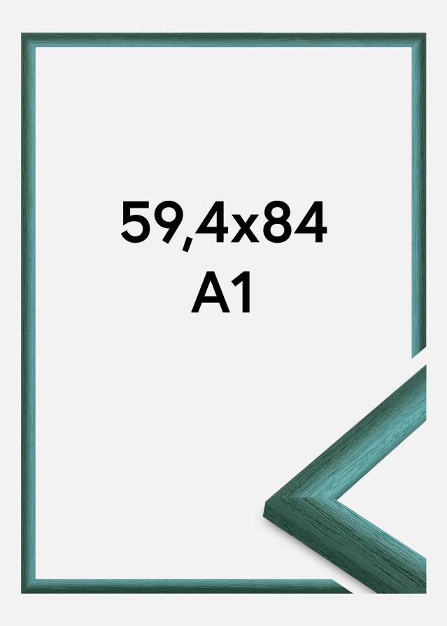 Rahmen Cornwall Acrylglas Dunkelgrün 59.4x84 cm (A1)