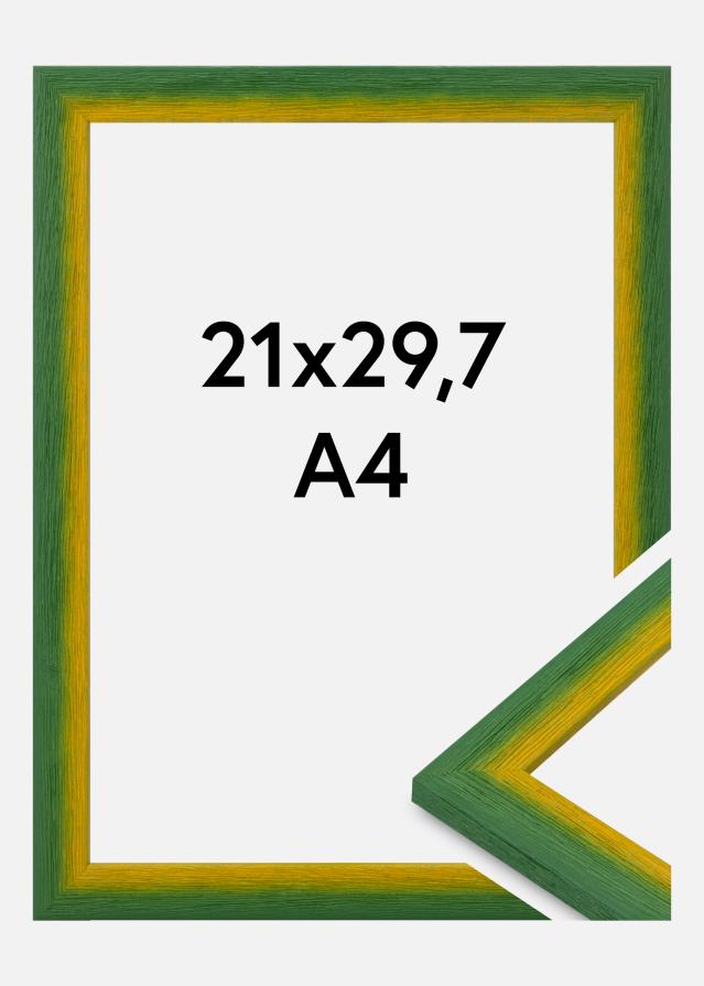 Rahmen Cornwall Acrylglas Grün 21x29.7 cm (A4)