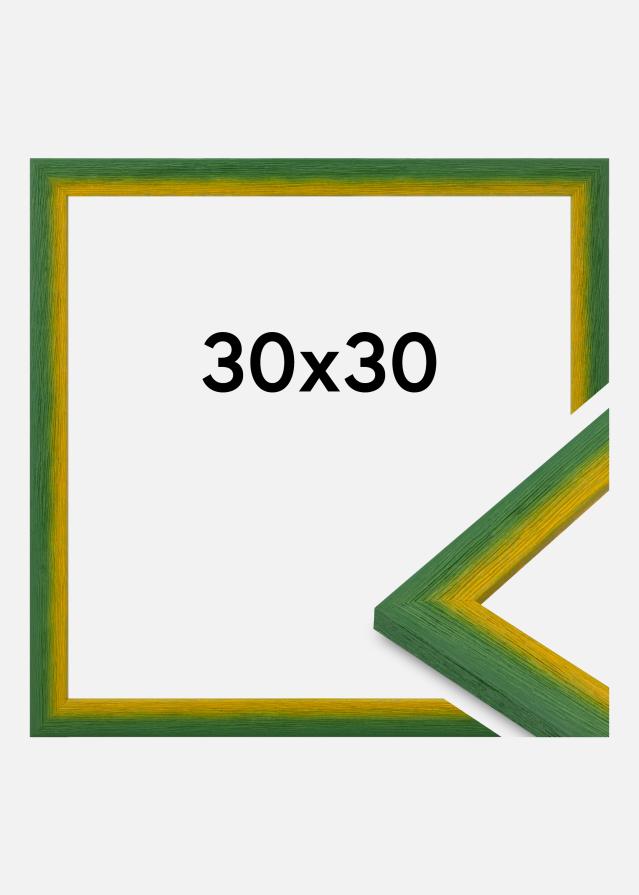 Rahmen Cornwall Acrylglas Grün 30x30 cm