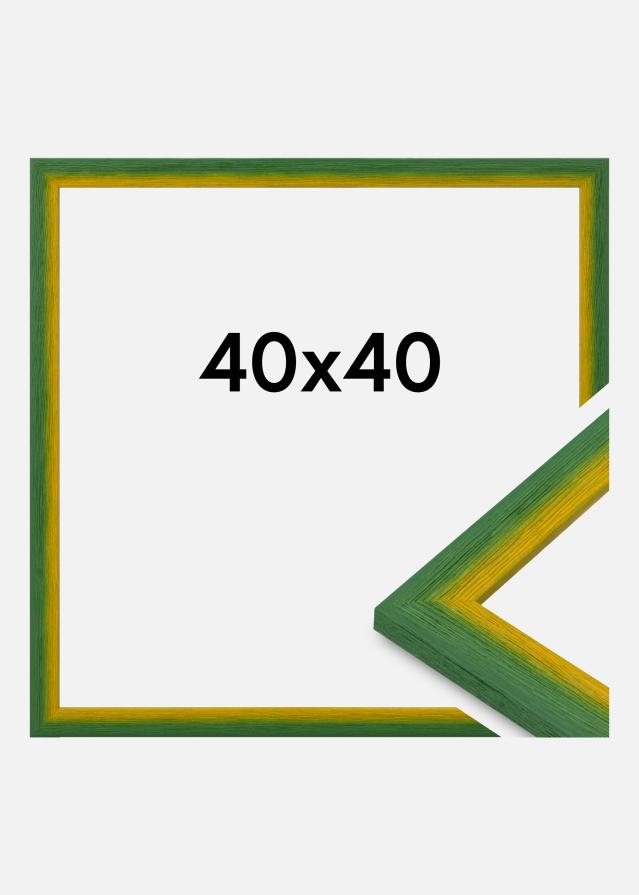 Rahmen Cornwall Acrylglas Grün 40x40 cm