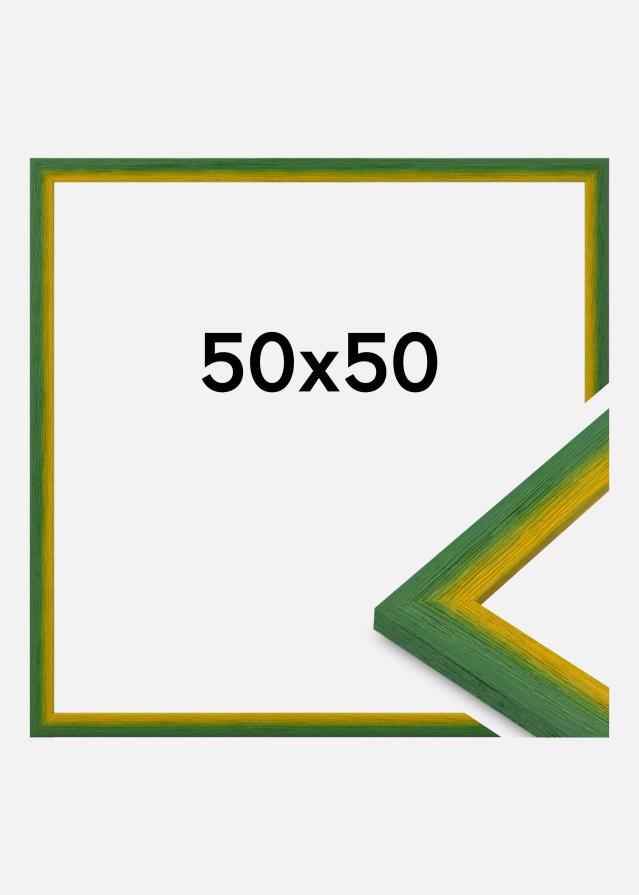 Rahmen Cornwall Acrylglas Grün 50x50 cm