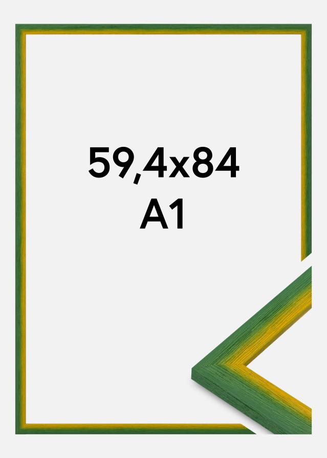 Rahmen Cornwall Acrylglas Grün 59.4x84 cm (A1)