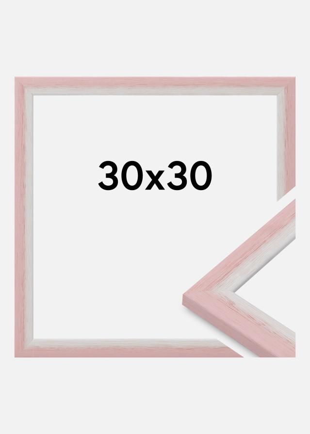 Rahmen Cornwall Acrylglas Rosa 30x30 cm