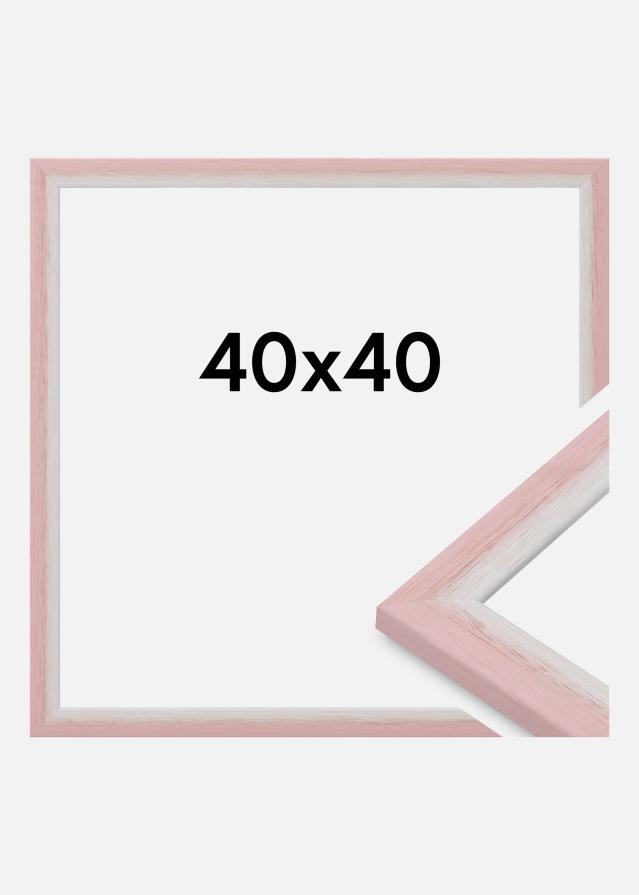 Rahmen Cornwall Acrylglas Rosa 40x40 cm
