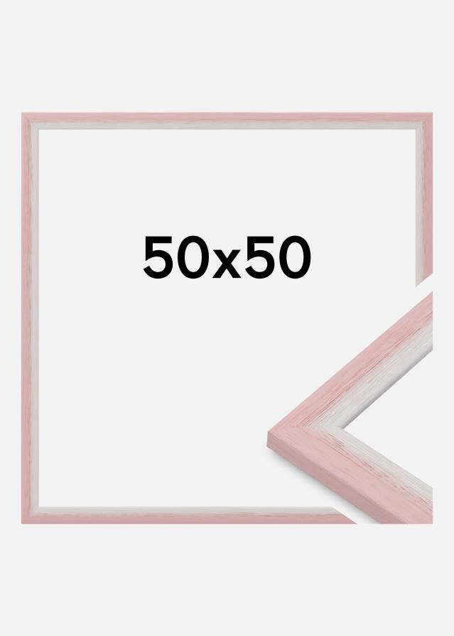 Rahmen Cornwall Acrylglas Rosa 50x50 cm