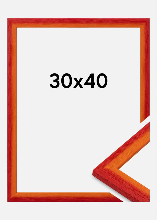 Rahmen Cornwall Acrylglas Rot 30x40 cm