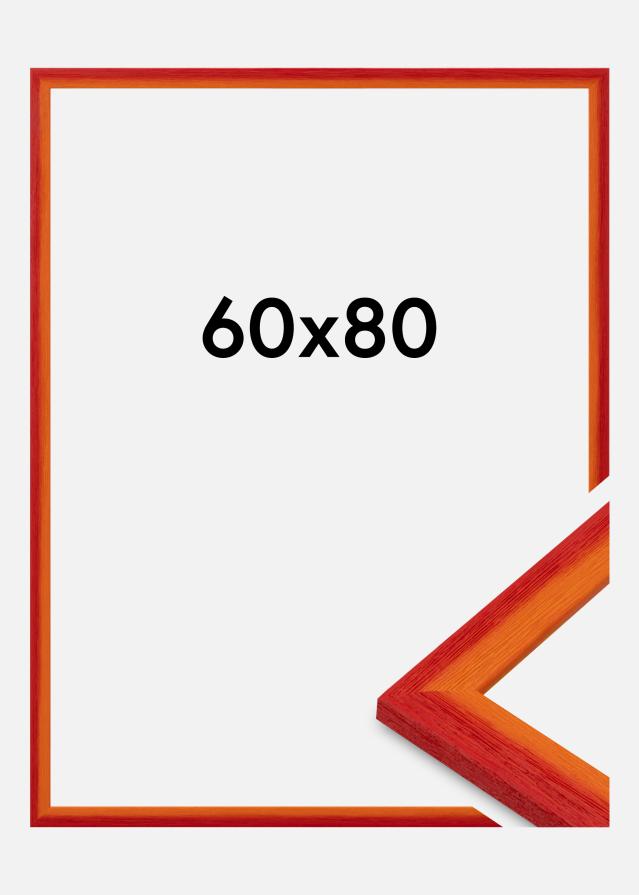 Rahmen Cornwall Acrylglas Rot 60x80 cm