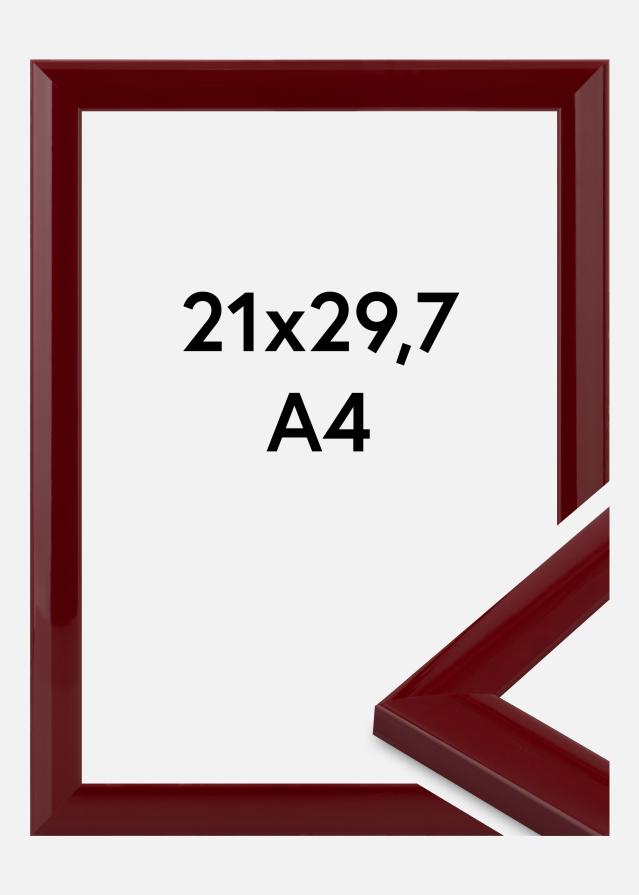 Rahmen Dorset Acrylglas Dunkelrot 21x29.7 cm (A4)