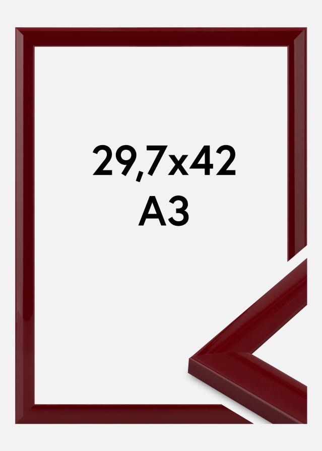 Rahmen Dorset Acrylglas Dunkelrot 29.7x42 cm (A3)