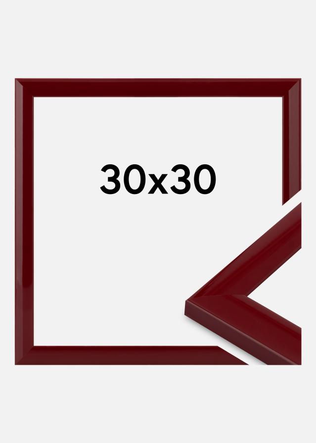 Rahmen Dorset Acrylglas Dunkelrot 30x30 cm