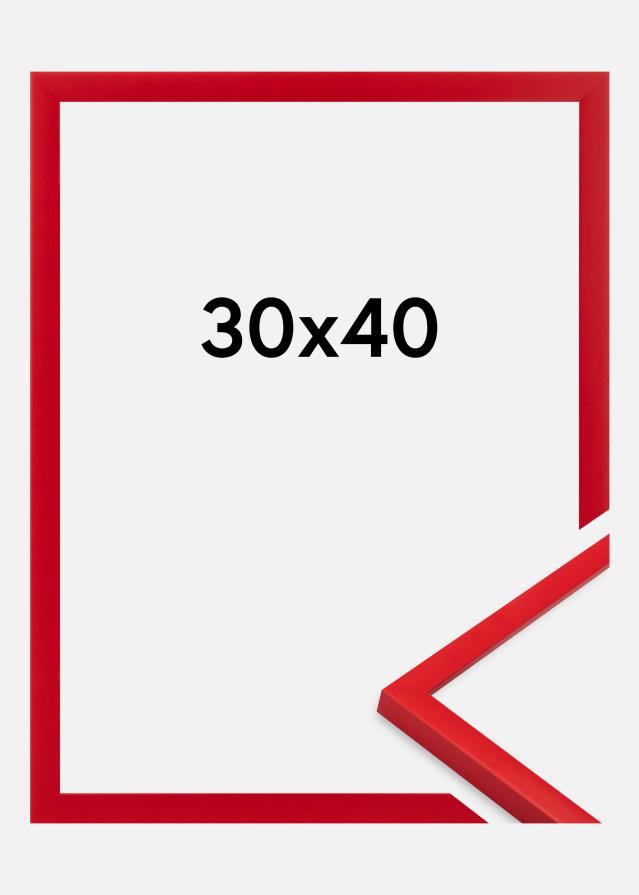 Rahmen Kent Acrylglas Rot 30x40 cm