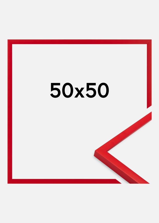 Rahmen Kent Acrylglas Rot 50x50 cm