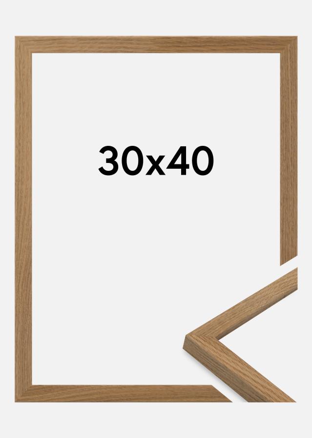 Rahmen Salisbury Acrylglas Eiche 30x40 cm
