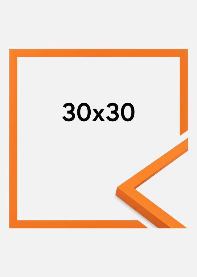 Rahmen Kent Acrylglas Orange 30x30 cm