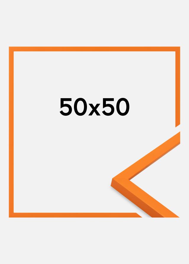 Rahmen Kent Acrylglas Orange 50x50 cm