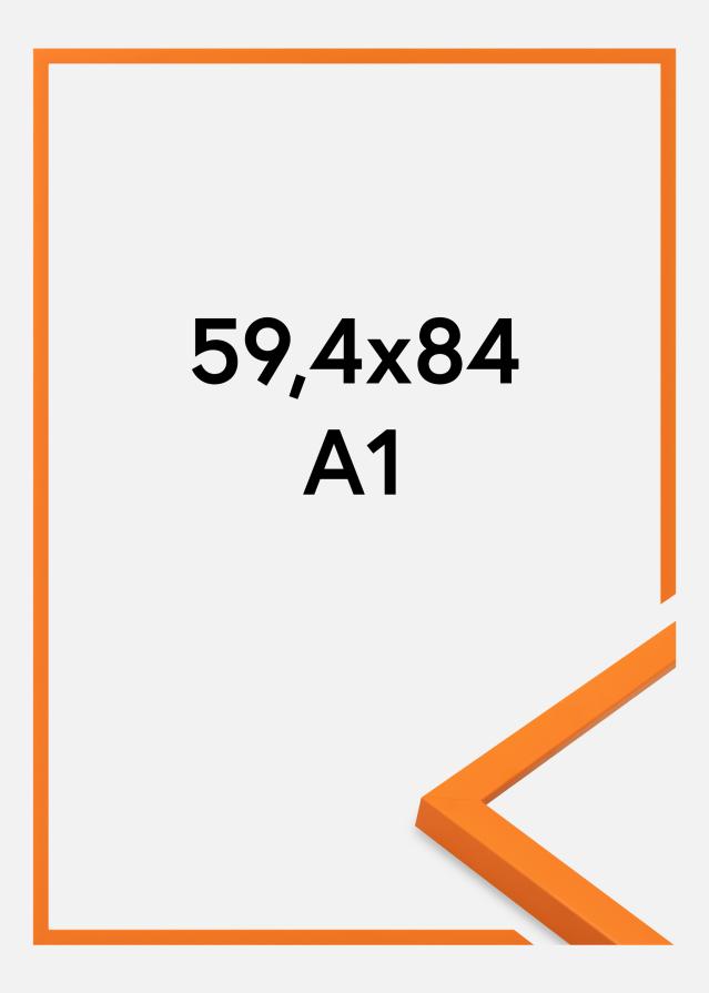 Rahmen Kent Acrylglas Orange 59.4x84 cm (A1)