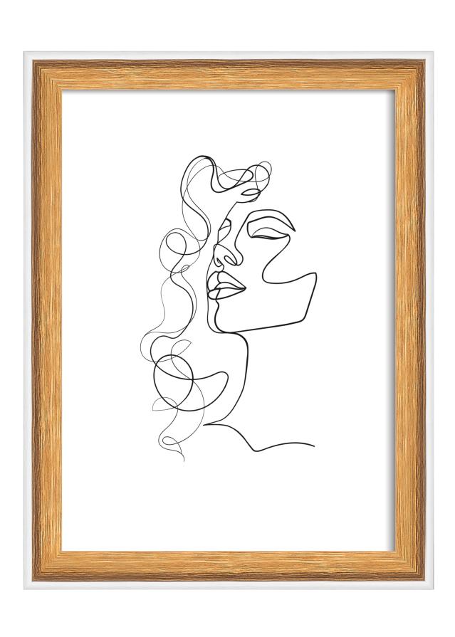 Rahmen Silhouette Nussbaum 13x18 cm