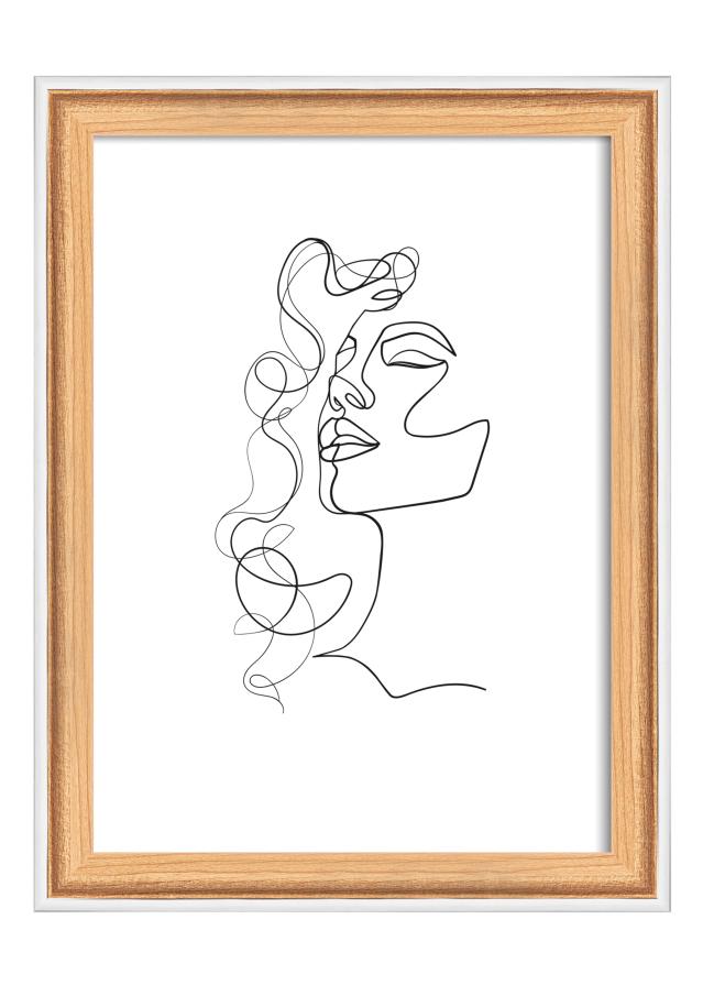 Rahmen Silhouette Eiche 13x18 cm