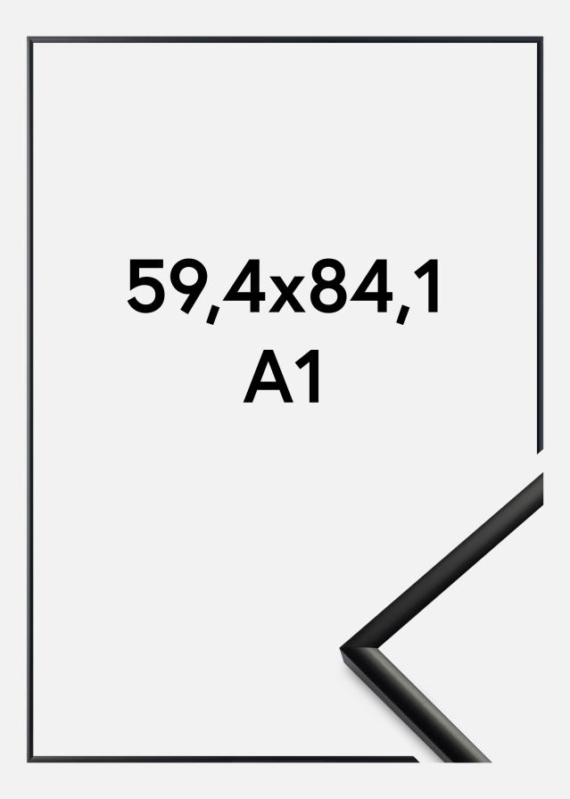 Rahmen New Lifestyle Acrylglas Matt Schwarz 59,4x84,1 cm (A1)