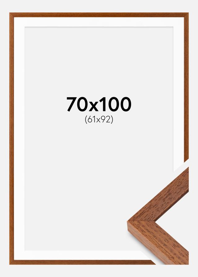 Rahmen Hermes Buch 70x100 cm - Passepartout Weiß 62x93 cm