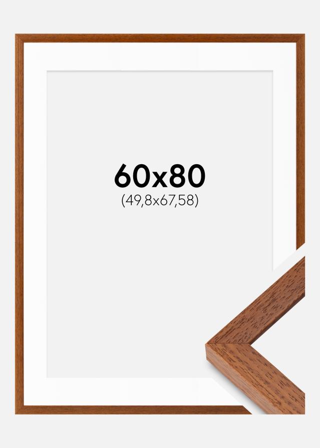 Rahmen Hermes Buch 60x80 cm - Passepartout Weiß 20x27 inches