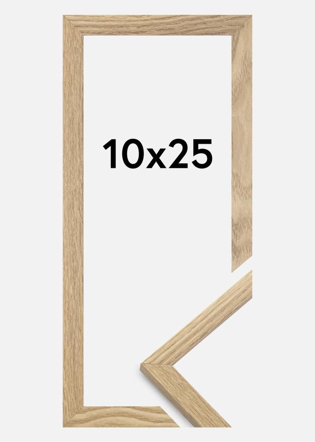 Rahmen Trendy Acrylglas Eiche 10x25 cm