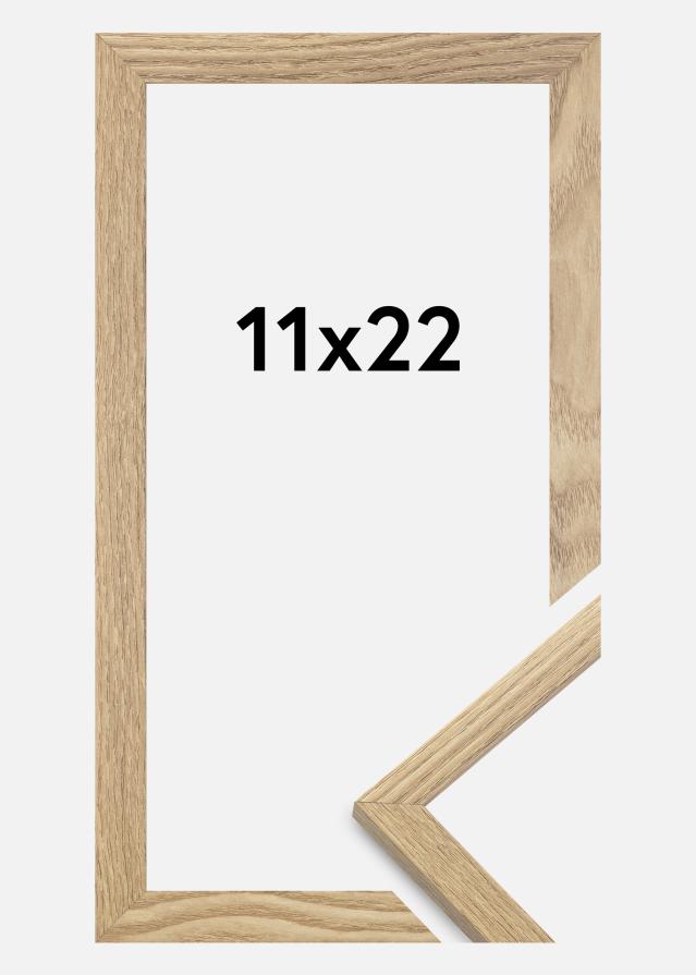 Rahmen Trendy Acrylglas Eiche 11x22 cm
