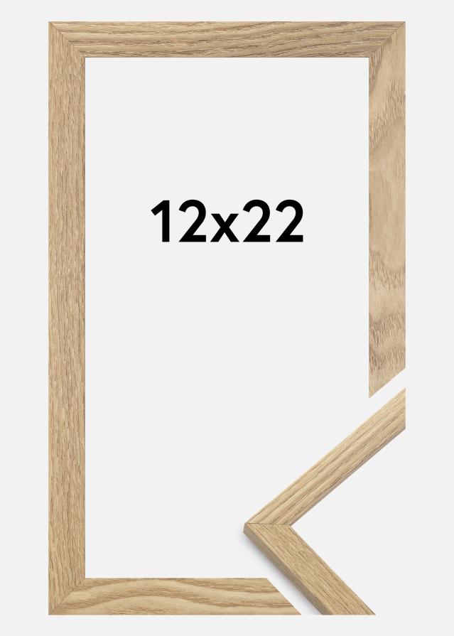 Rahmen Trendy Acrylglas Eiche 12x22 cm