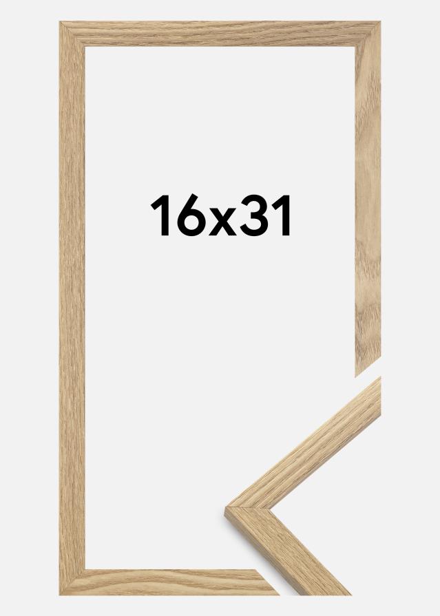 Rahmen Trendy Acrylglas Eiche 16x31 cm