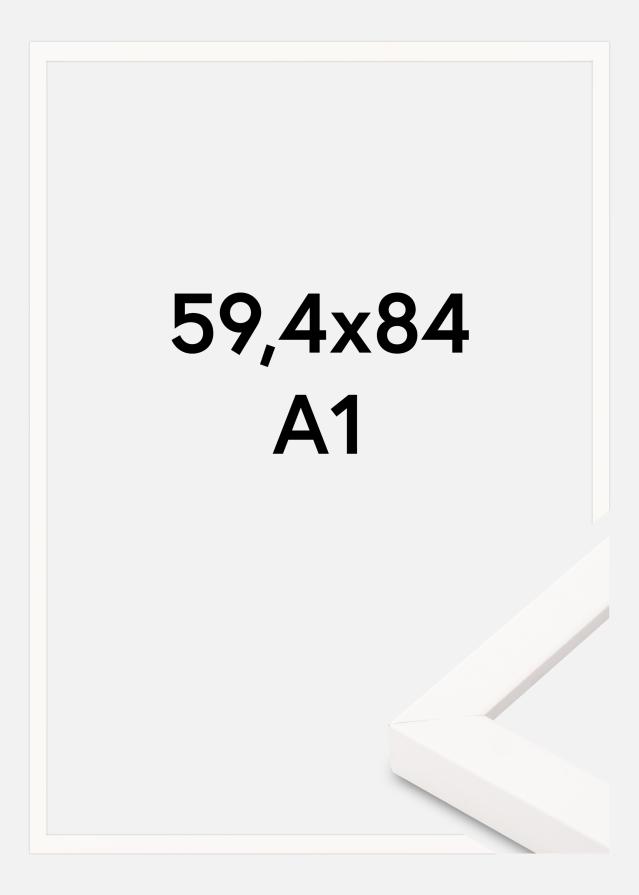 Bilderrahmen Weiss Breit 59,4 x 84,1 cm (A1)