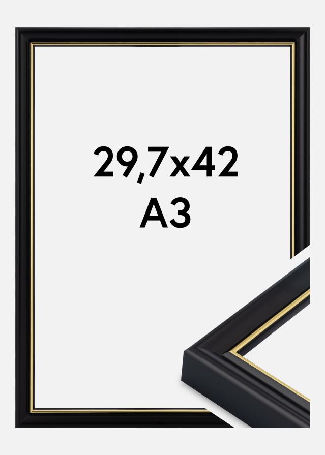 Rahmen Canterbury Acrylglas Schwarz 29.7x42 cm (A3)