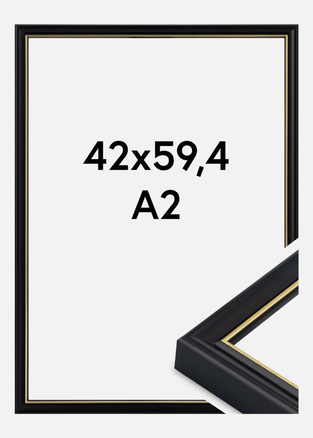 Rahmen Canterbury Acrylglas Schwarz 42x59.4 cm (A2)