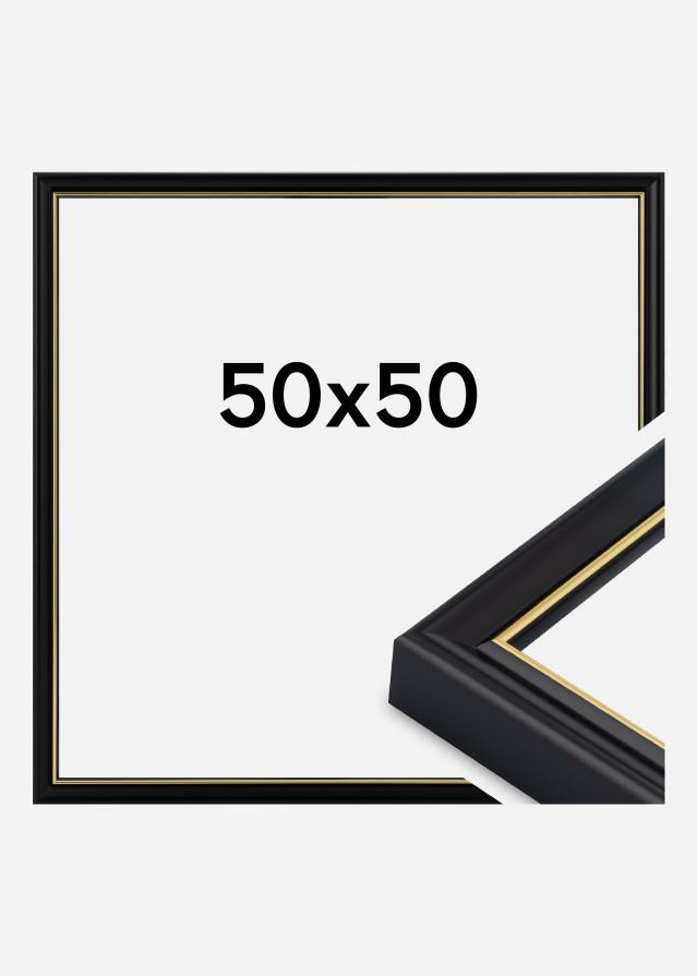Rahmen Canterbury Acrylglas Schwarz 50x50 cm