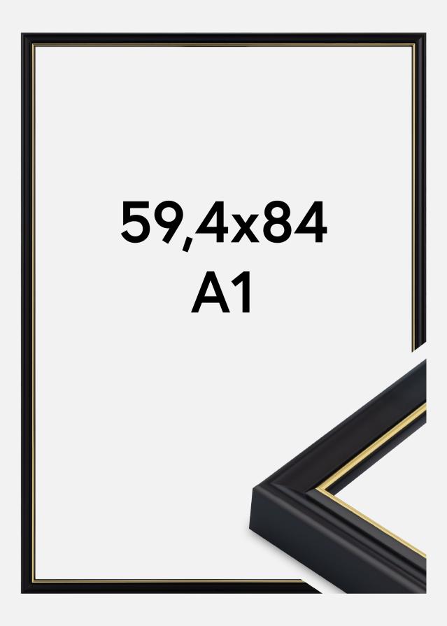 Rahmen Canterbury Acrylglas Schwarz 59.4x84 cm (A1)