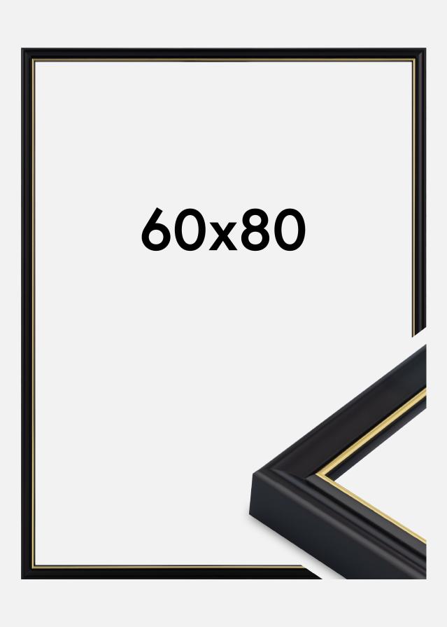Rahmen Canterbury Acrylglas Schwarz 60x80 cm