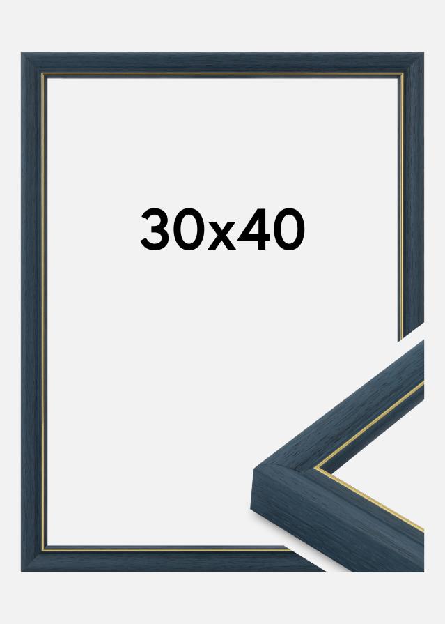 Rahmen Canterbury Acrylglas Blau 30x40 cm