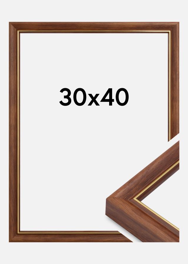 Rahmen Canterbury Acrylglas Braun 30x40 cm