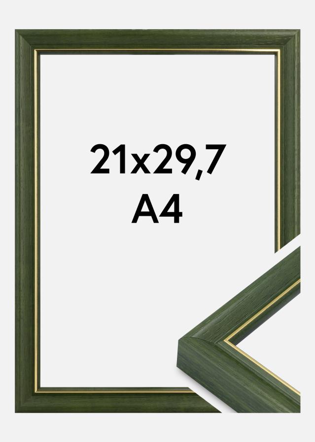 Rahmen Canterbury Acrylglas Grün 21x29.7 cm (A4)