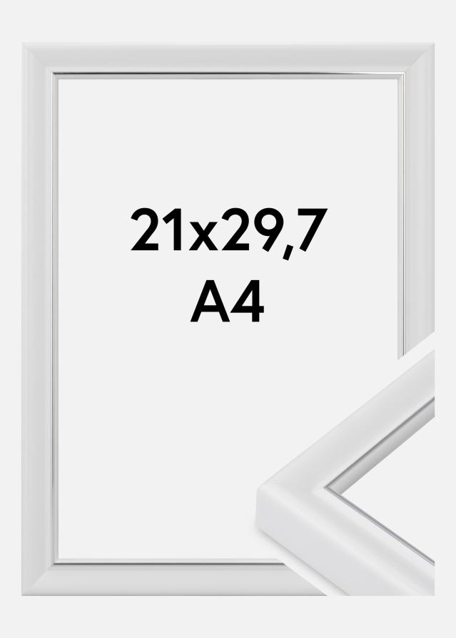 Rahmen Canterbury Acrylglas Weiß 21x29.7 cm (A4)