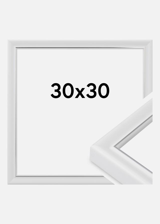 Rahmen Canterbury Acrylglas Weiß 30x30 cm