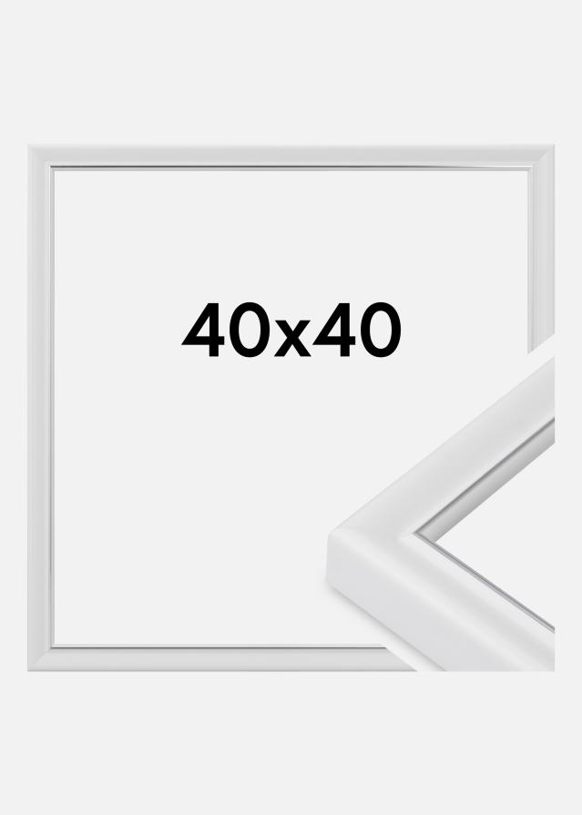 Rahmen Canterbury Acrylglas Weiß 40x40 cm