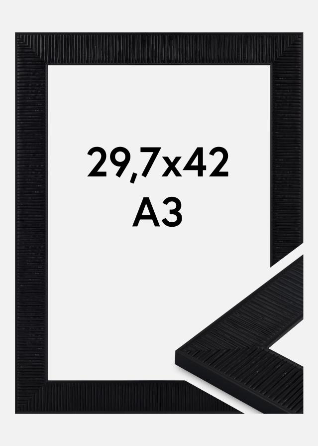 Rahmen Linea Acrylglas Black 29.7x42 cm (A3)