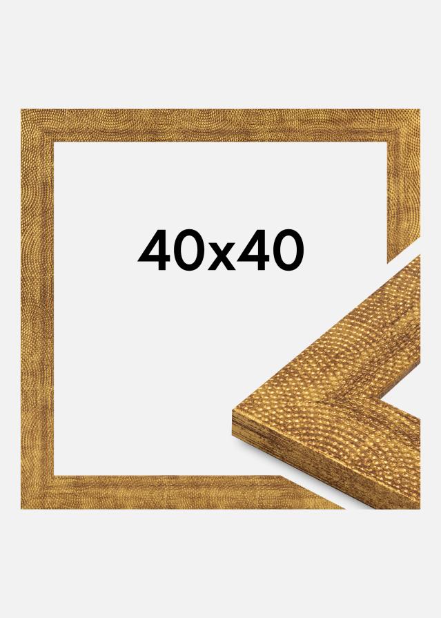 Rahmen Linea Acrylglas Gold 40x40 cm