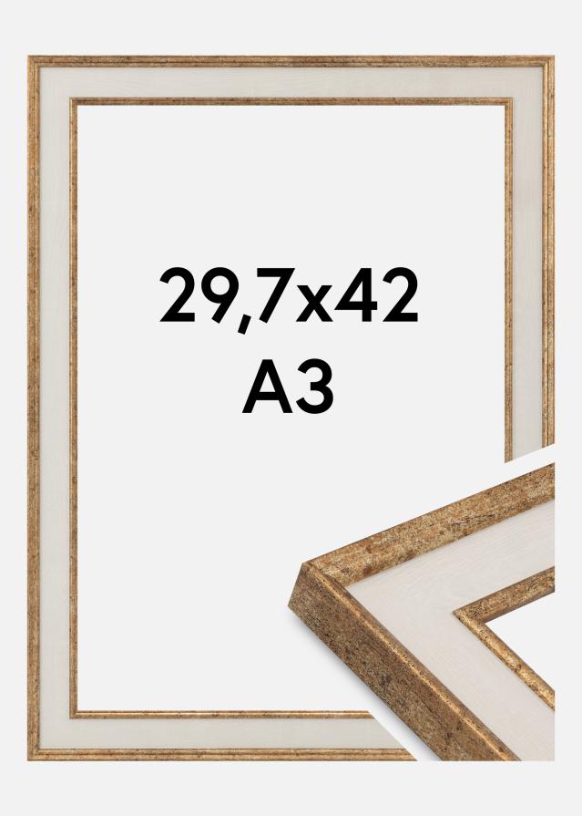 Rahmen Linea Acrylglas Maple / Bronze 29.7x42 cm (A3)