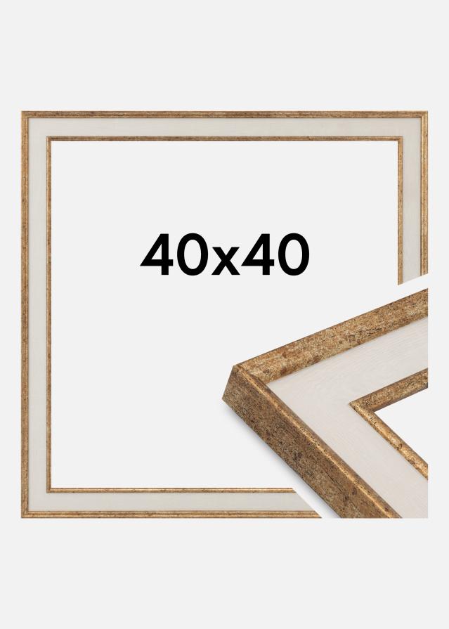 Rahmen Linea Acrylglas Maple / Bronze 40x40 cm