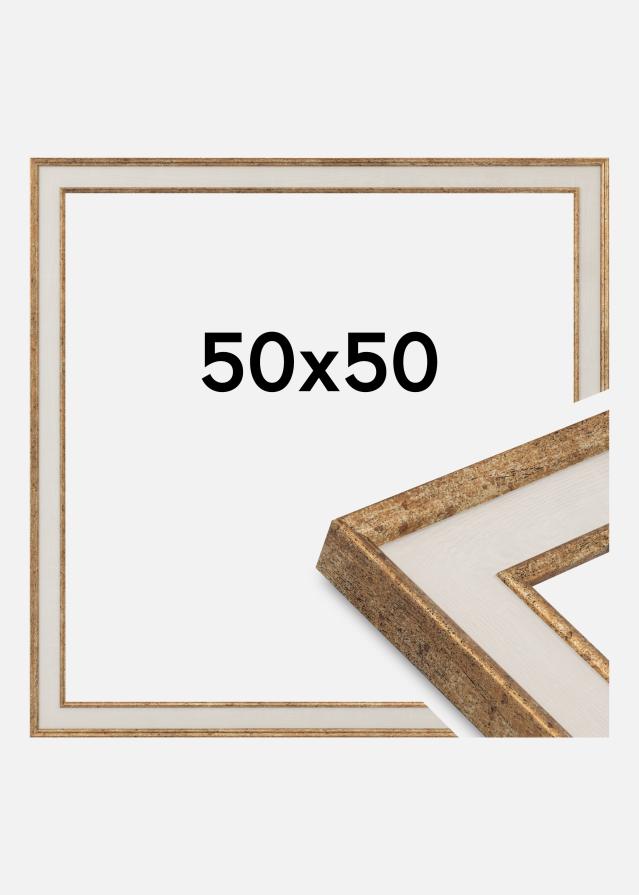 Rahmen Linea Acrylglas Maple / Bronze 50x50 cm