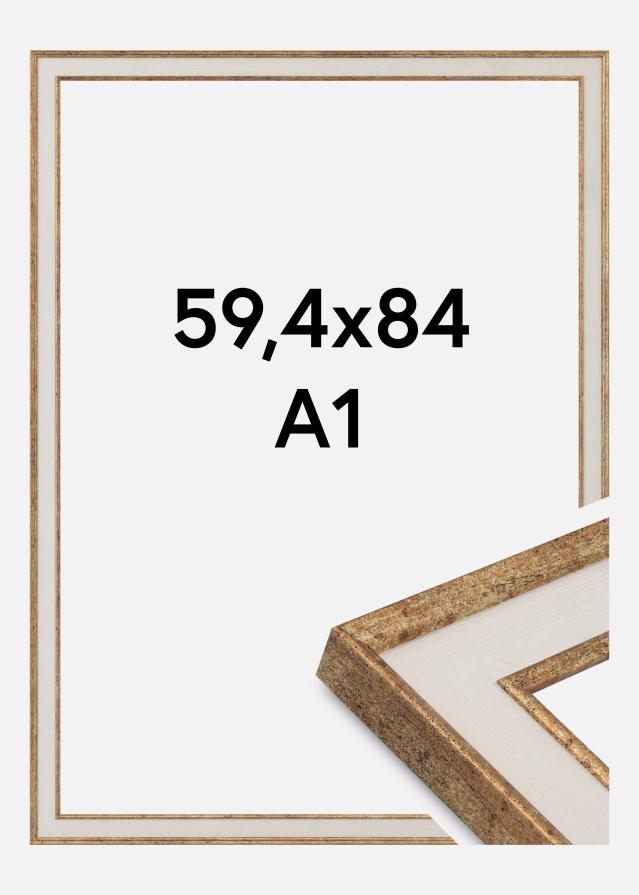 Rahmen Linea Acrylglas Maple / Bronze 59.4x84 cm (A1)