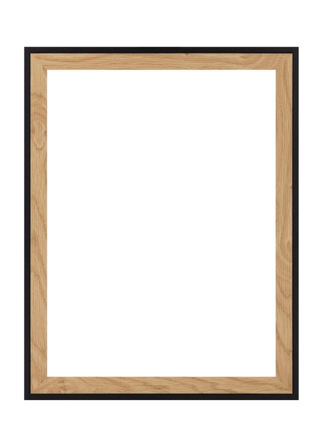 Rahmen Linea Acrylglas Oak / Black 50x50 cm